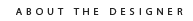 about the designer