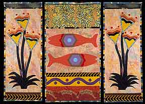 Summer House Triptych